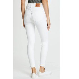 Levi’s Mile High Super Skinny Jean White